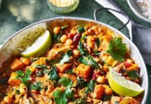Sweet Potato and Chickpea Coconut Curry: A Tasty Dish That Can Be Meal-Prepped Quickly