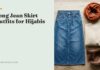 Long Jean Skirt Outfits for Hijabis: 10 Ways to Wear Denim Maxi in Every Season long jean skirt outfits