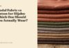 Modal Fabric vs Cotton for Hijabs: Which One Should You Actually Wear? modal fabric vs cotton