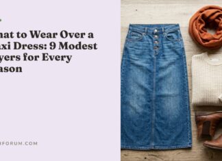 What to Wear Over a Maxi Dress: 9 Modest Layers for Every Season what to wear over a maxi dress